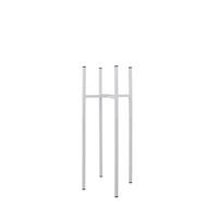 BLUMENSTÄNDER in Metall  - Weiß, Basics, Metall (26/60/26cm)