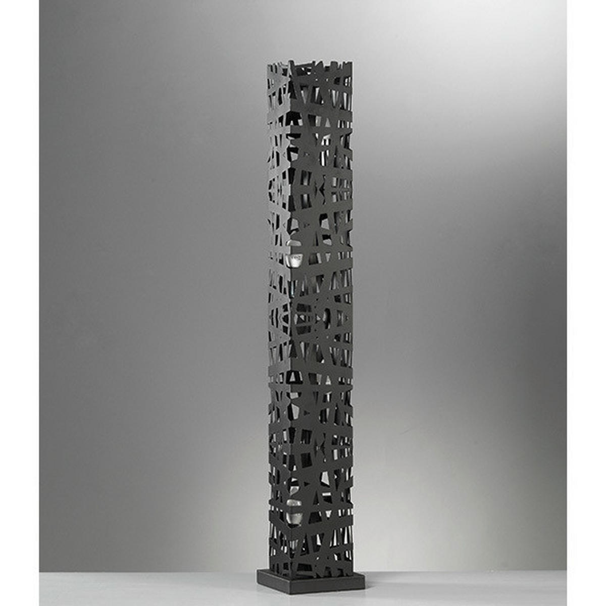 STEHLEUCHTE 22/103 cm    - Brombeere/Schwarz, Design, Metall (22/103cm)