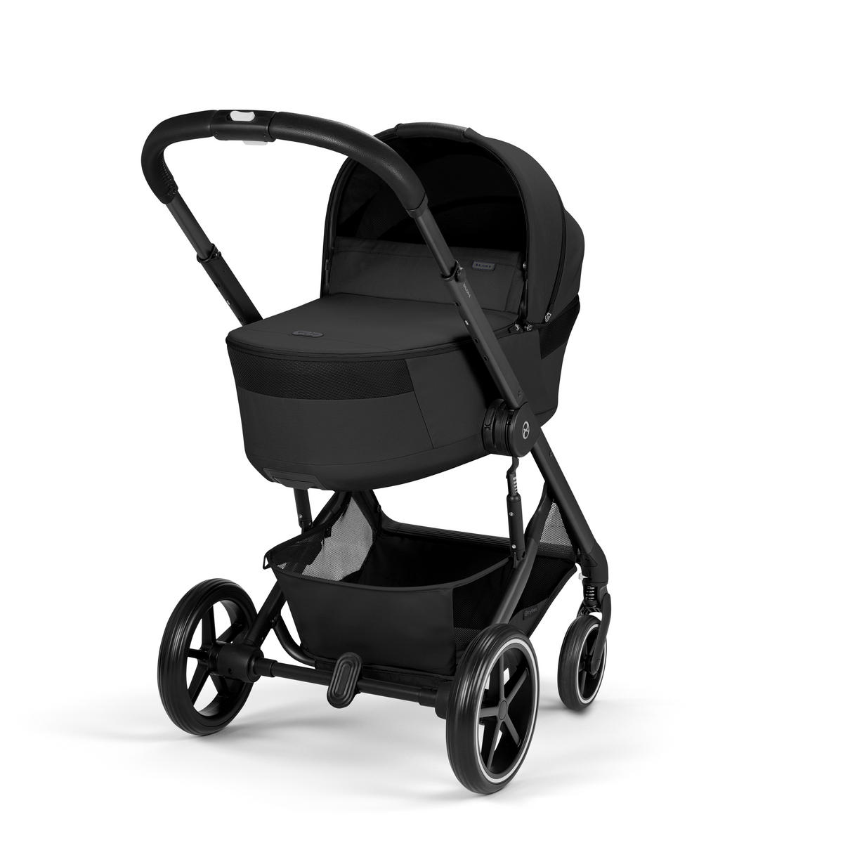 KOMBINIRANA DJEČJA KOLICA  Balios S Lux BLK inkl. Fold-Carrycot  - crna, Basics, tekstil/metal (87/60/108cm) - cybex GOLD