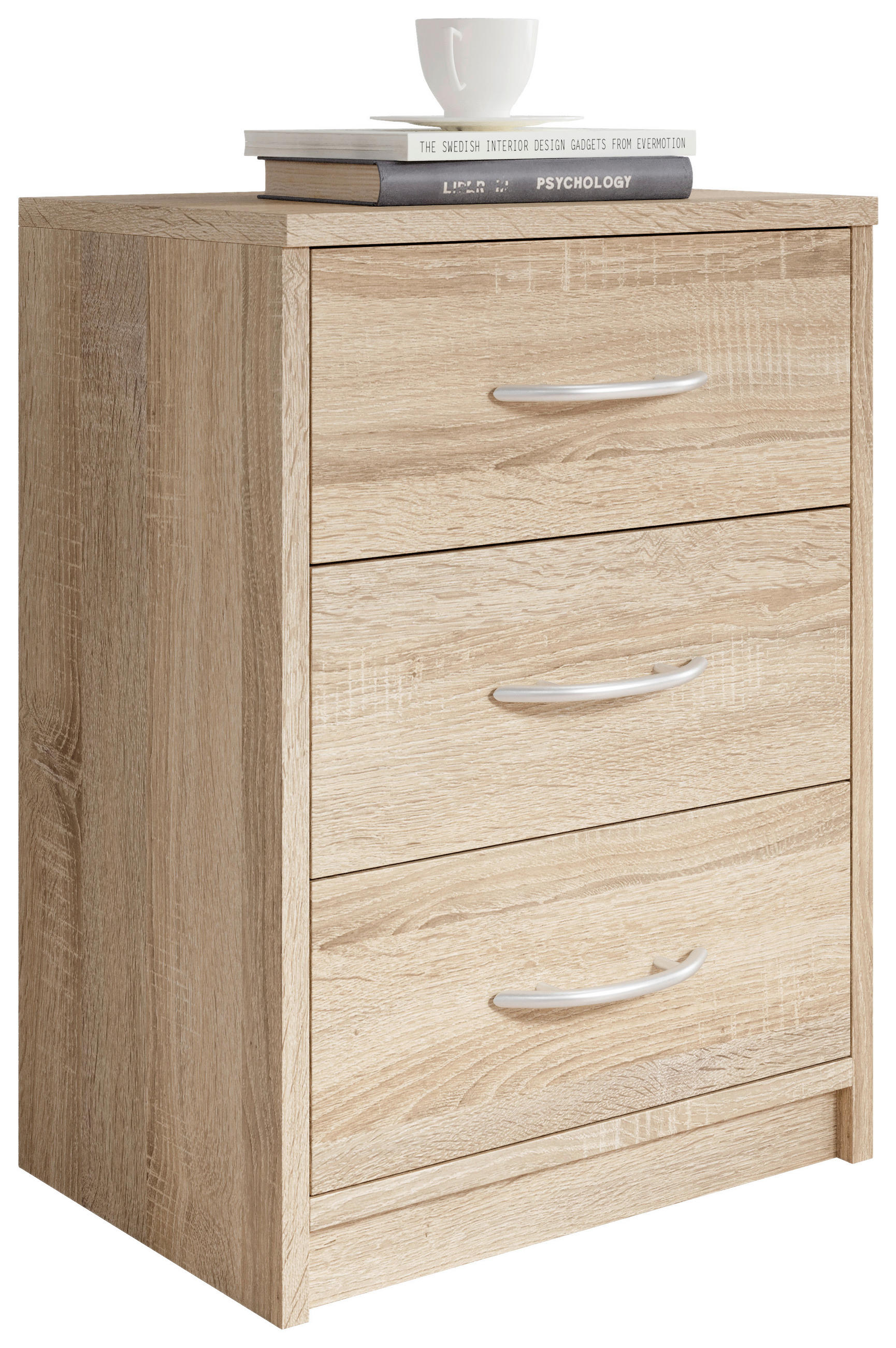 NACHTSCHRANK 38,5/54/28,2 cm  - Sonoma Eiche, Basics (38,5/54/28,2cm) - P & B