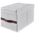 FALTBOX - Braun/Weiß, Basics, Papier/Textil (50/24/38cm) FALTBOX - Braun/Weiß, Basics, Papier/Textil (50/24/38cm)