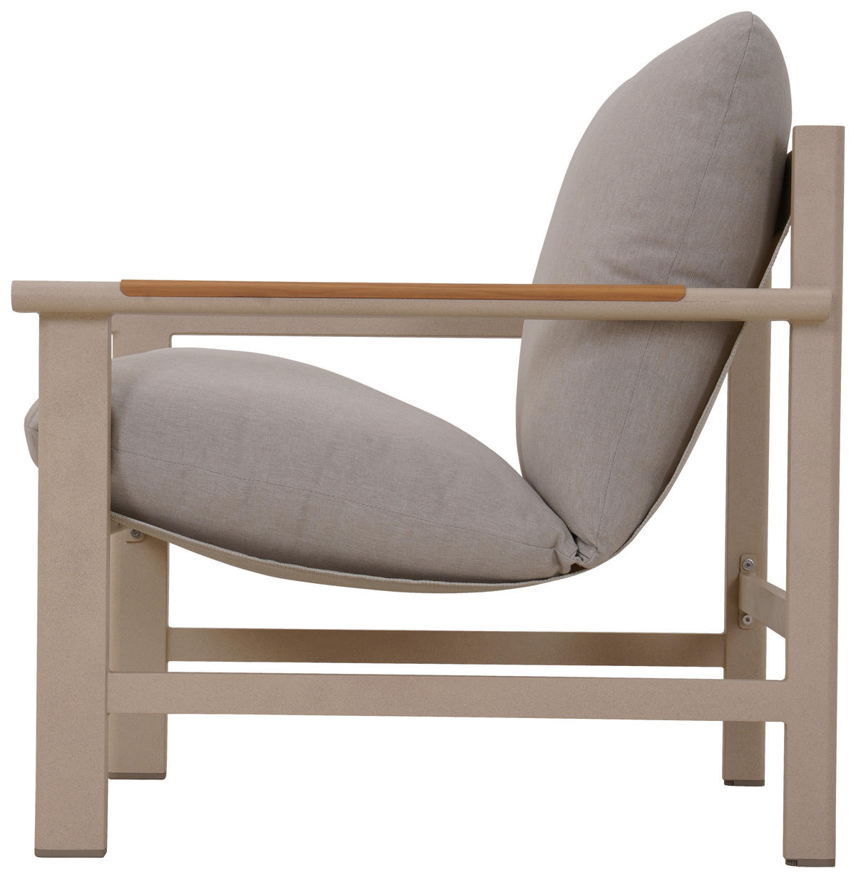 GARTENSET 4-teilig  - Beige/Hellgrau, Design, Glas/Textil - Ambia Garden