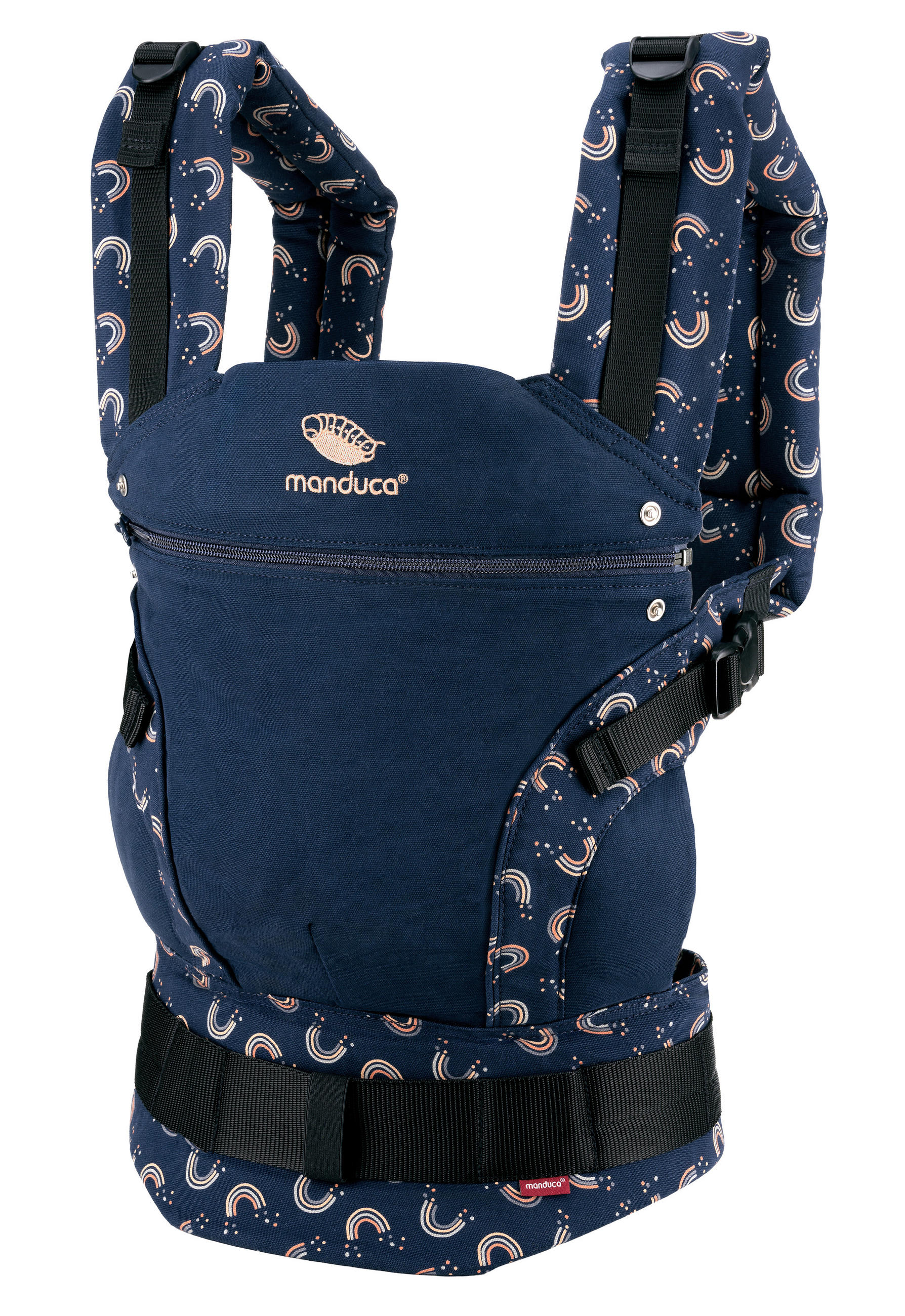 BABYTRAGE Manduca first  - Dunkelblau, Basics, Textil (One-Sizecm) - Wickelkinder Manduca