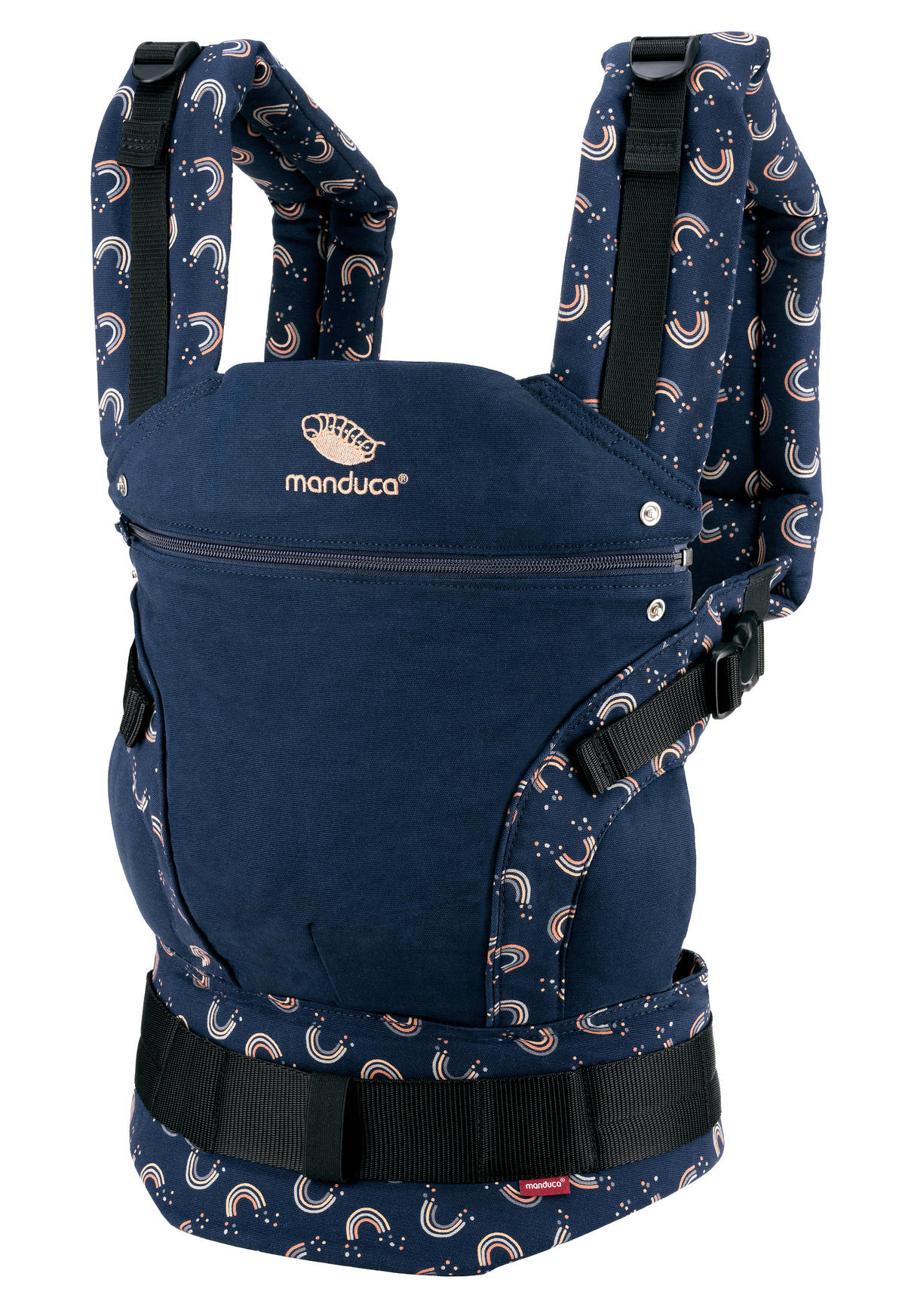 BABYTRAGE Manduca first  - Dunkelblau, Basics, Textil (One-Sizecm) - Wickelkinder Manduca