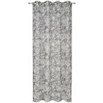ÖSENVORHANG halbtransparent  - Weiß/Grau, MODERN, Textil (135/245cm) - Esposa