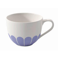 KAFFEETASSE Fleur Bleu 160 ml  - Weiß/Hellblau, MODERN, Keramik (11,5/8,5/6,5cm) - Villeroy & Boch