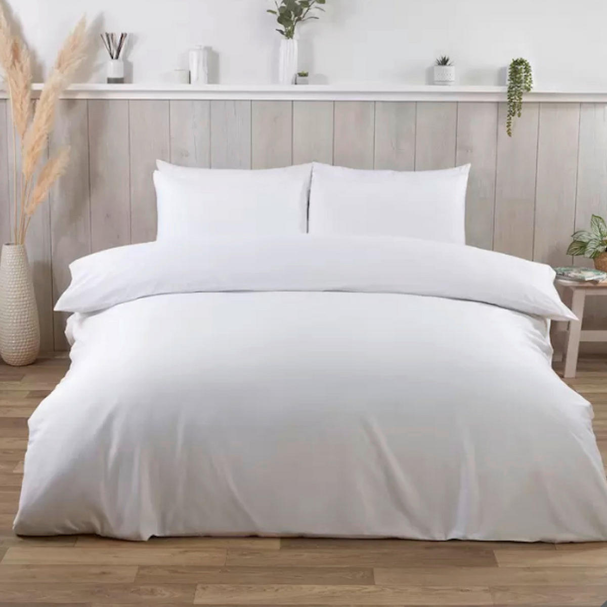 ÁGYNEMŰHUZAT-GARNITÚRA  - fehér, Basics, textil (140/200cm)