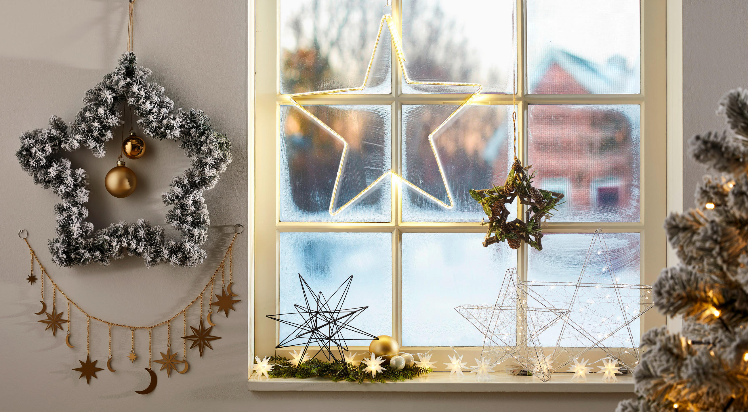 LED-DEKOLEUCHTE   - Basics, Kunststoff (30cm) - X-Mas