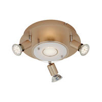STROPNA LED-SVETILKA   /400 lm/3000 K// - zlate barve, Basics, kovina/steklo (25cm)