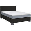BOXSPRINGBETT 140/200 cm  Schwarz  - Graphitfarben/Schwarz, Design, Holz/Textil (140/200cm) - Hom`in