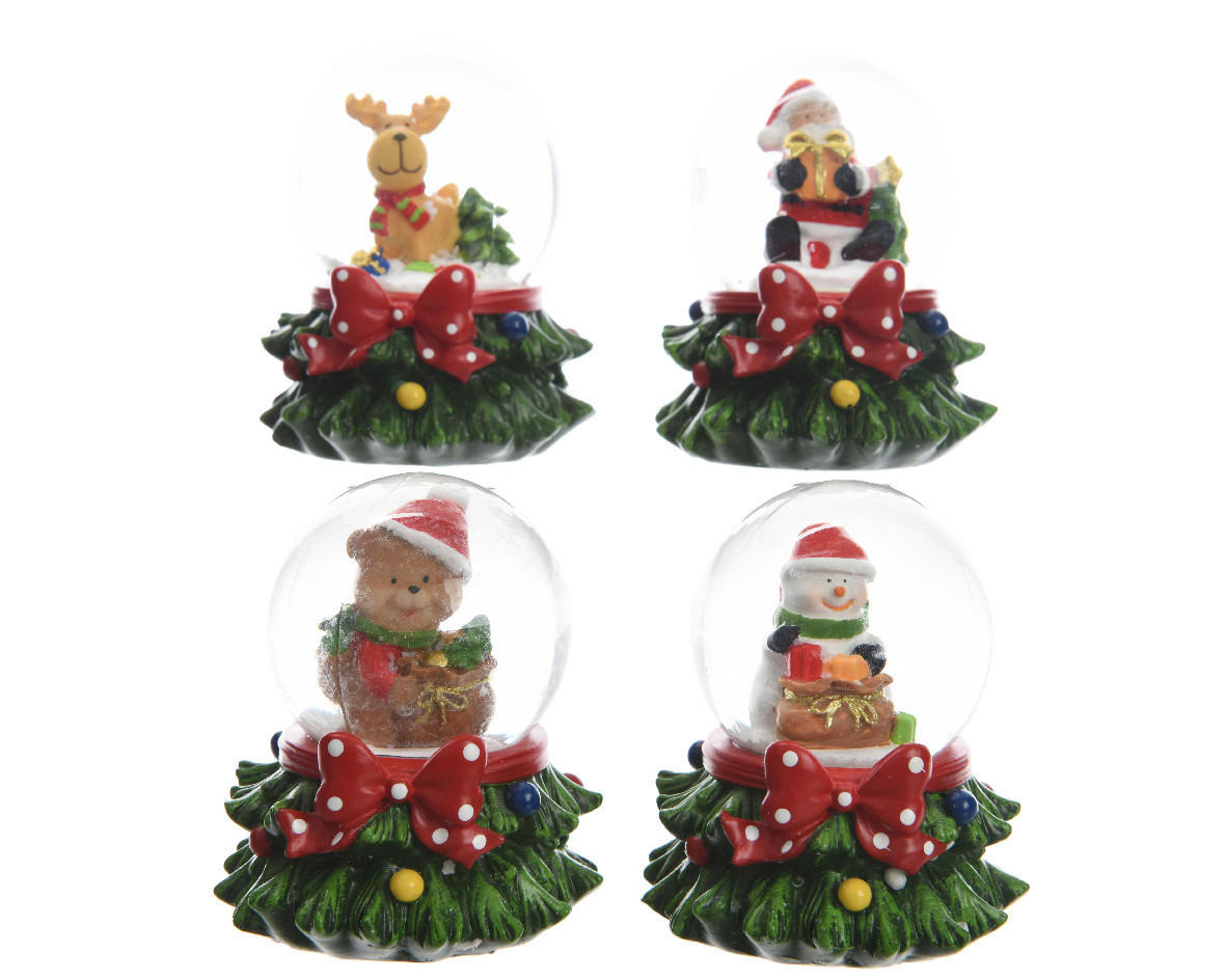 GLOB DE CRISTAL CU ZĂPADĂ - multicolor, Lifestyle, plastic/sticlă (5,5/5,5/6,5cm)