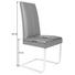 SCHWINGSTUHL Lederlook Braun, Edelstahlfarben - Edelstahlfarben/Beige, KONVENTIONELL, Textil/Metall (47/101/58cm) - Celina Home