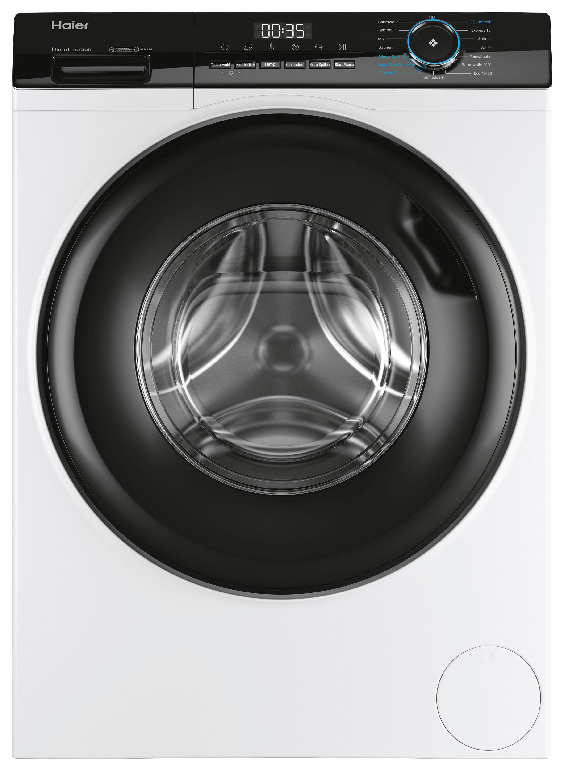 WASCHMASCHINE HW80-B14939  - Weiß, Basics (59,5/85/55cm) - Haier