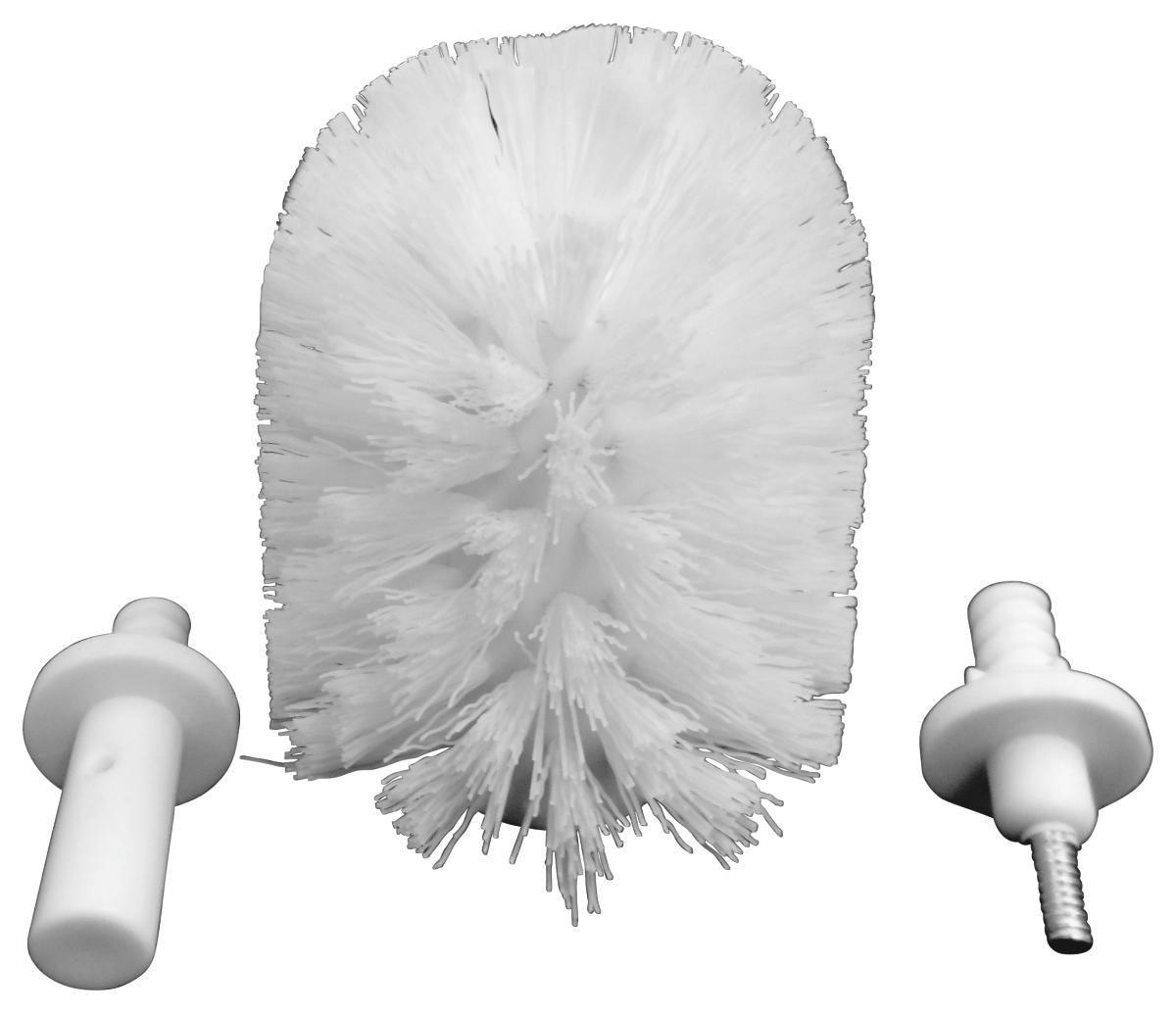 ERSATZBÜRSTENKOPF in   Kunststoff  - Weiss, Basics, Kunststoff (7,5/14cm) - Sadena
