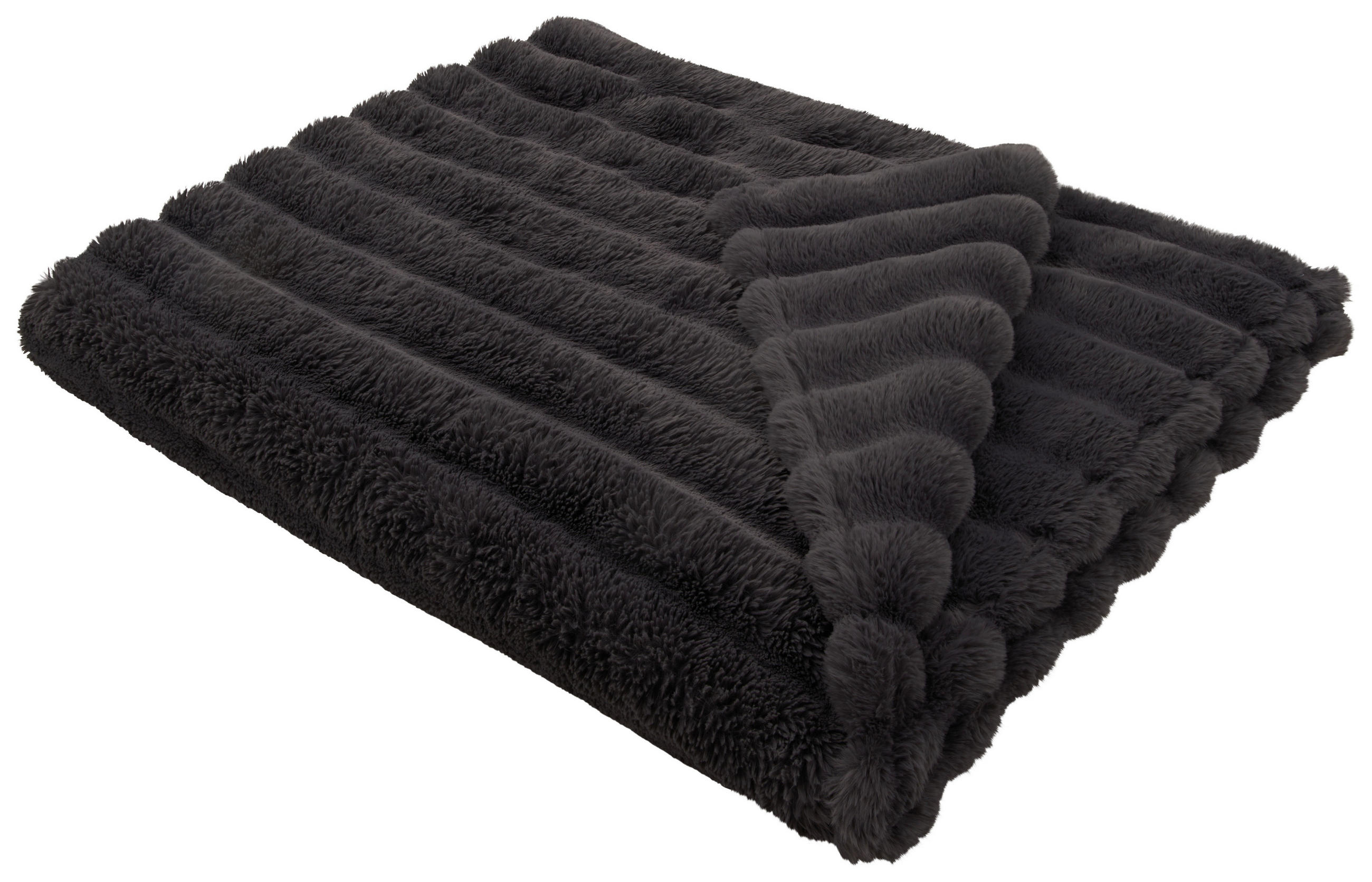 FELLDECKE GENIUS 150/200 cm  - Anthrazit, Textil (150/200cm) - Dieter Knoll