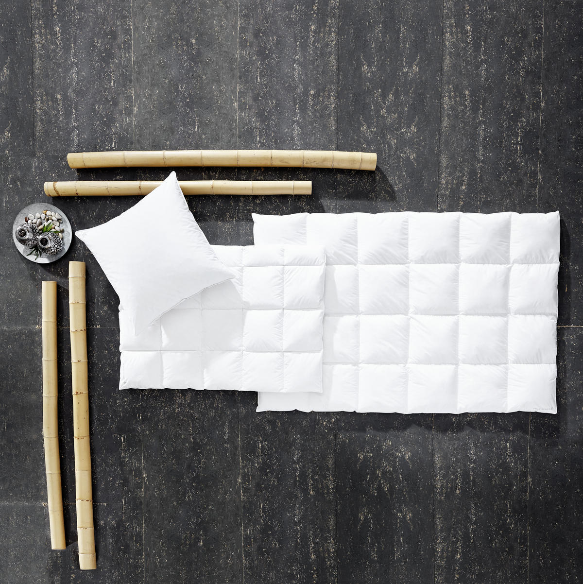 DAUNENDECKE   135/200 cm   - Weiß, Design, Textil (135/200cm) - Centa-Star