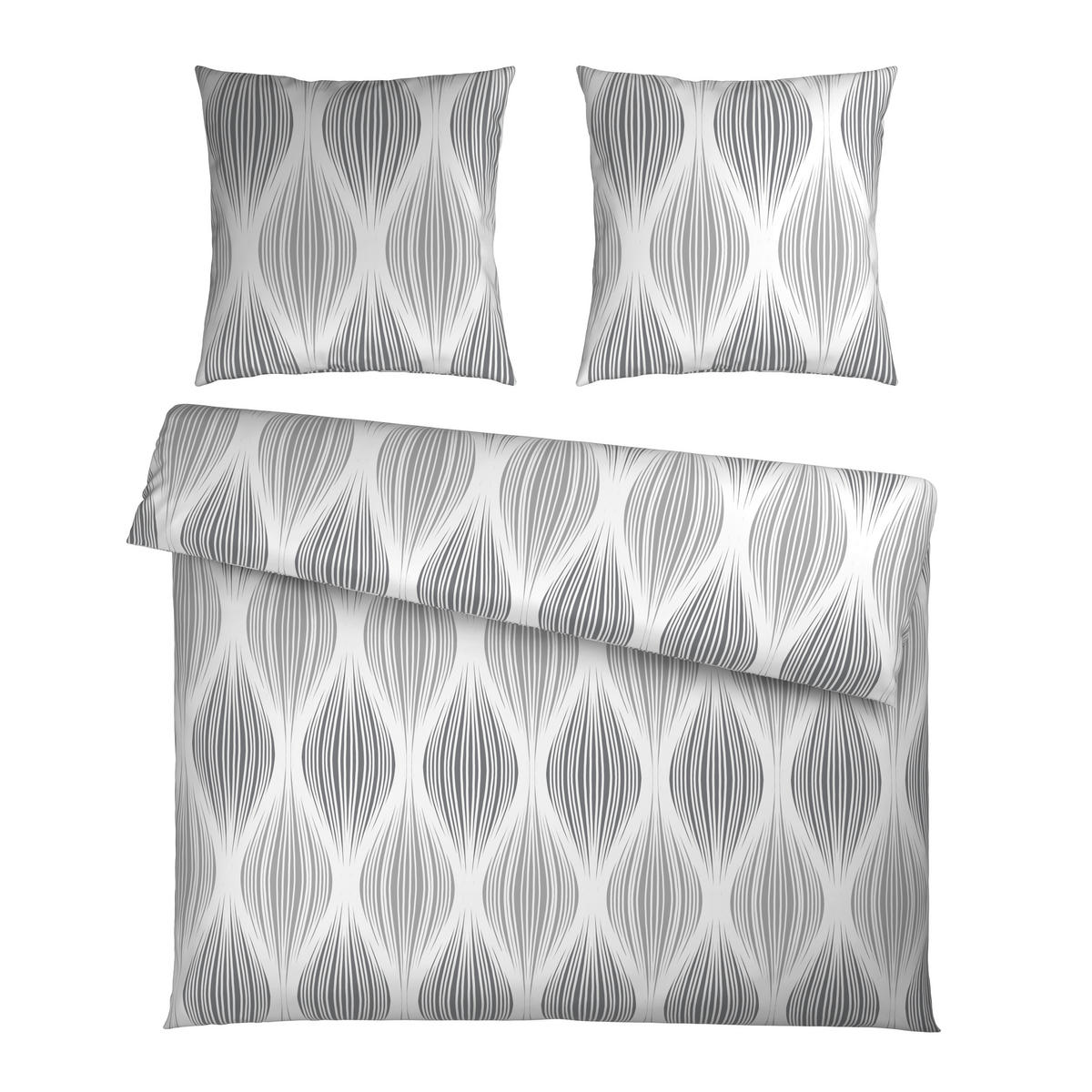 BETTWÄSCHE Satin 200/200 cm  - Grau, Textil (200/200cm) - Novel