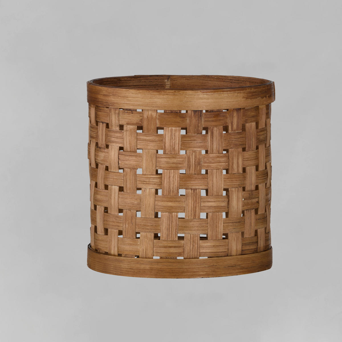 LEUCHTENSCHIRM Modular M 18/18 cm   - Braun/Naturfarben, Basics, Holz (18/18cm) - Fischer & Honsel