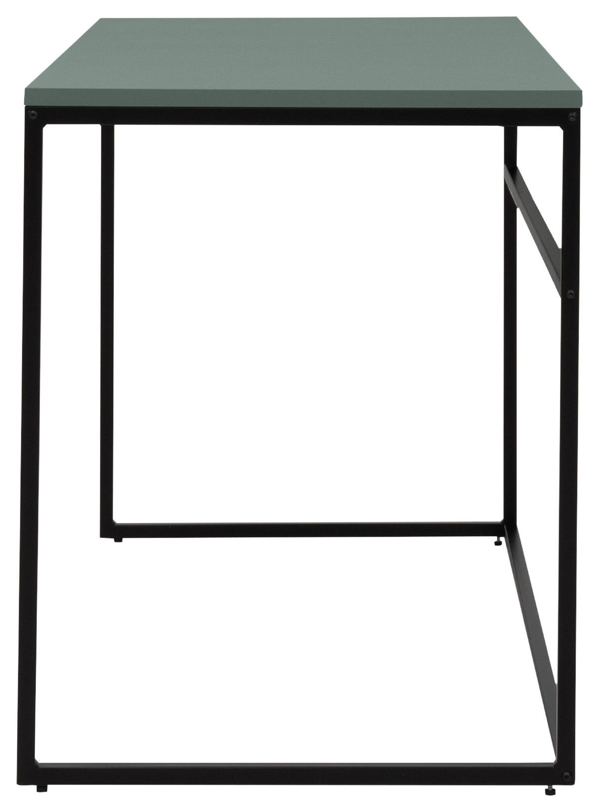 SCHREIBTISCH  in Grün, Schwarz  - Schwarz/Grün, Design, Holzwerkstoff/Metall (118/75/60cm)