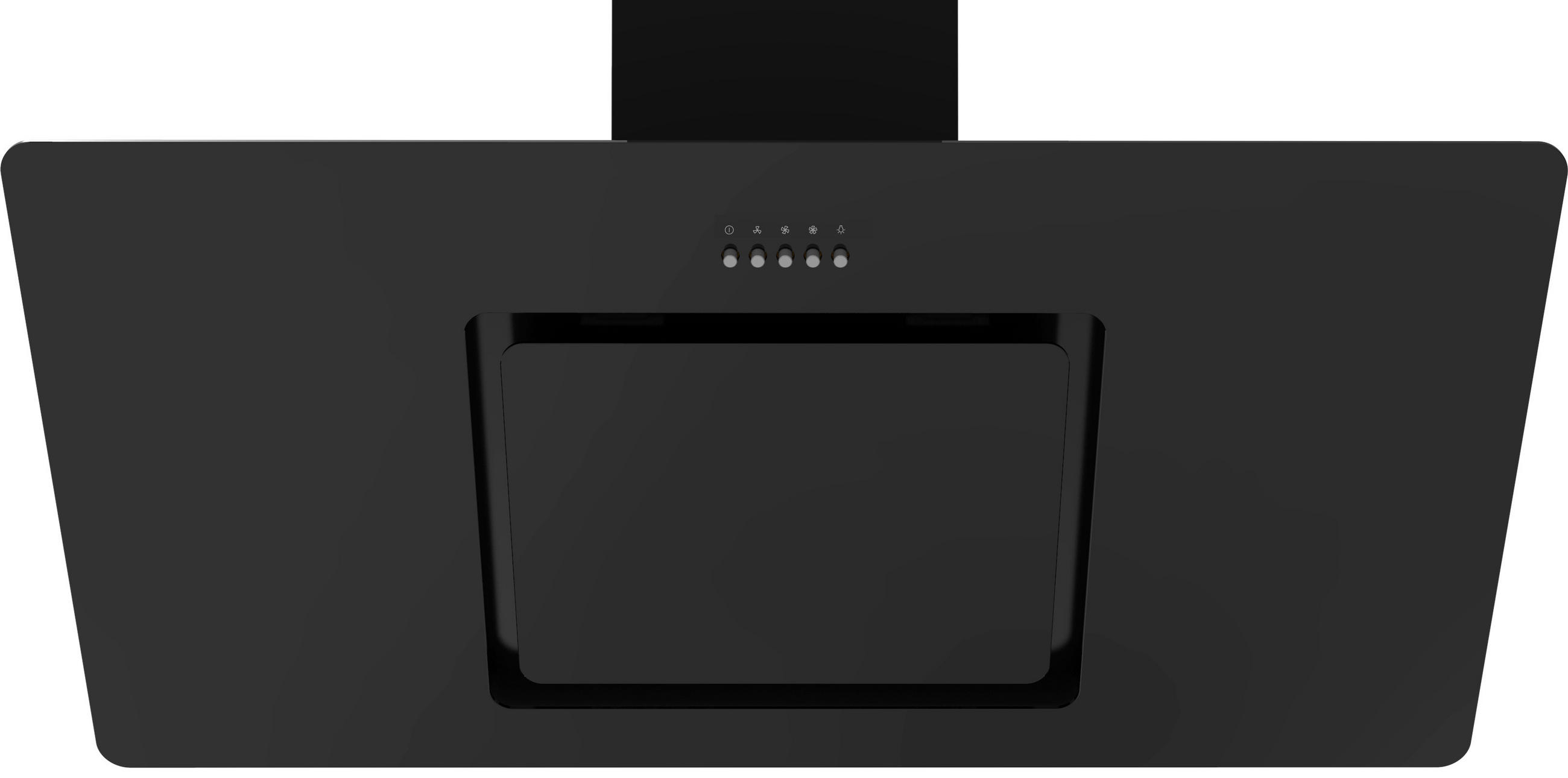 DUNSTABZUGSHAUBE MH90J76M21BB  - Schwarz, Basics, Metall (89,7/76-105/40cm) - Midea