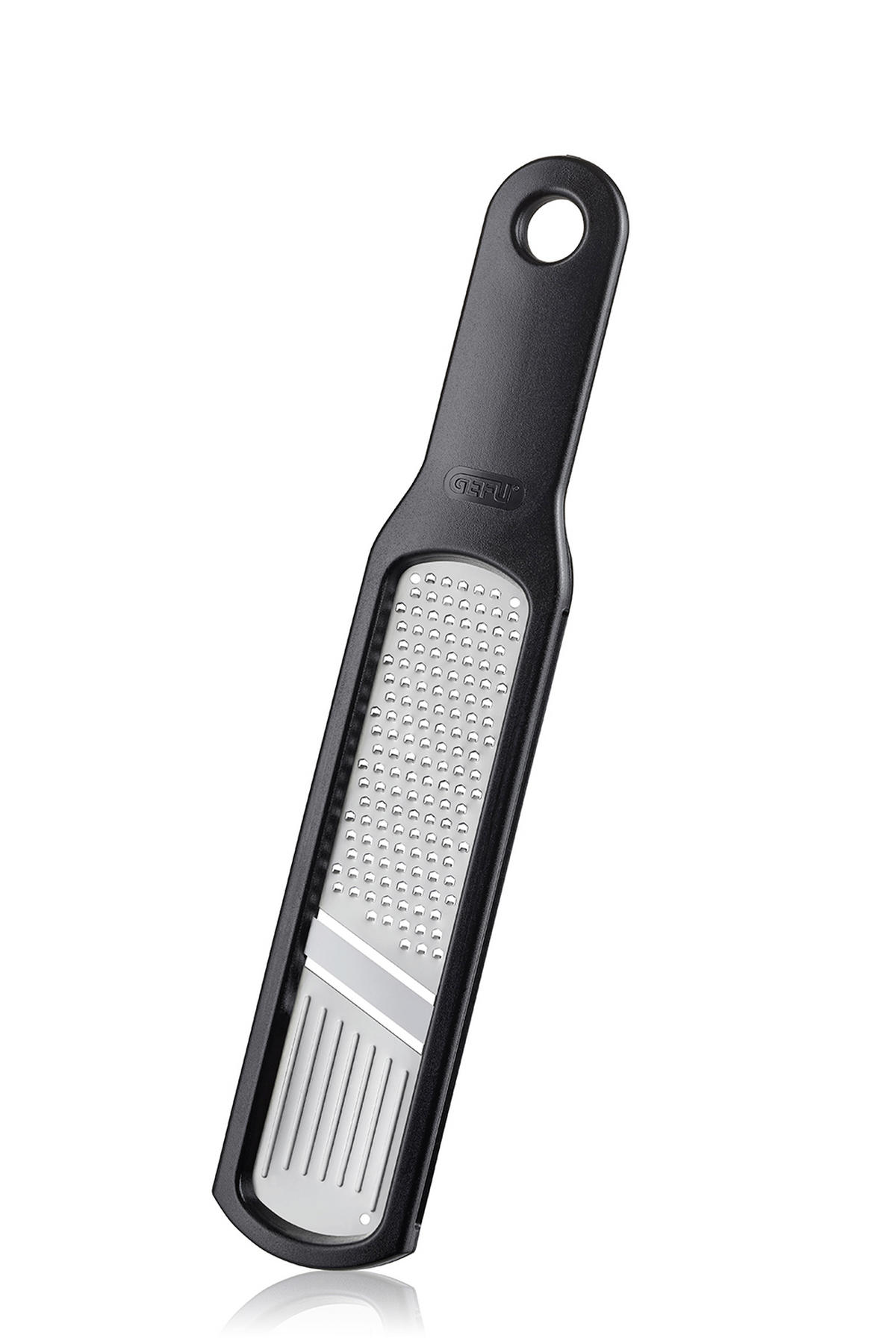 REIBE  - Edelstahlfarben/Schwarz, Basics, Kunststoff/Metall (23/4,5/3,6cm) - Gefu
