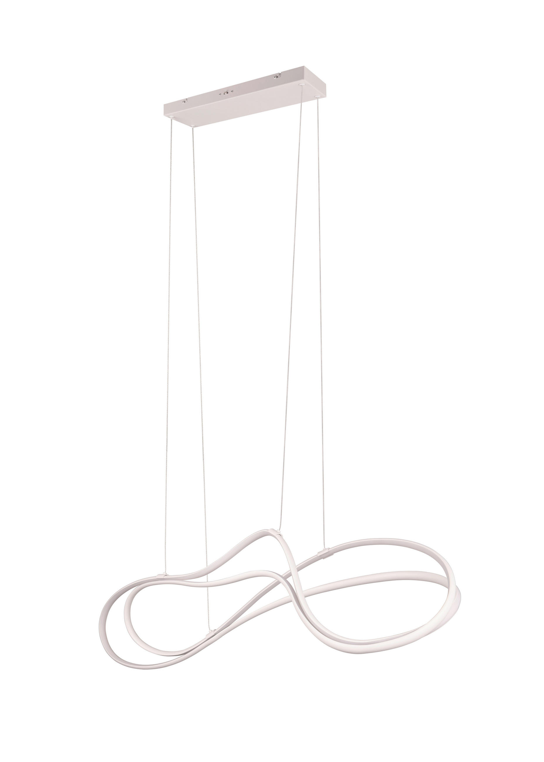 LED-PENDELLAMPA Trio 113/24/150 cm  - vit, Design, metall (113/24/150cm) - Trio Leuchten