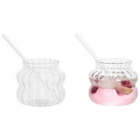 SET ČAŠA  4 dela   - prozirna, Trendi, staklo - Novel