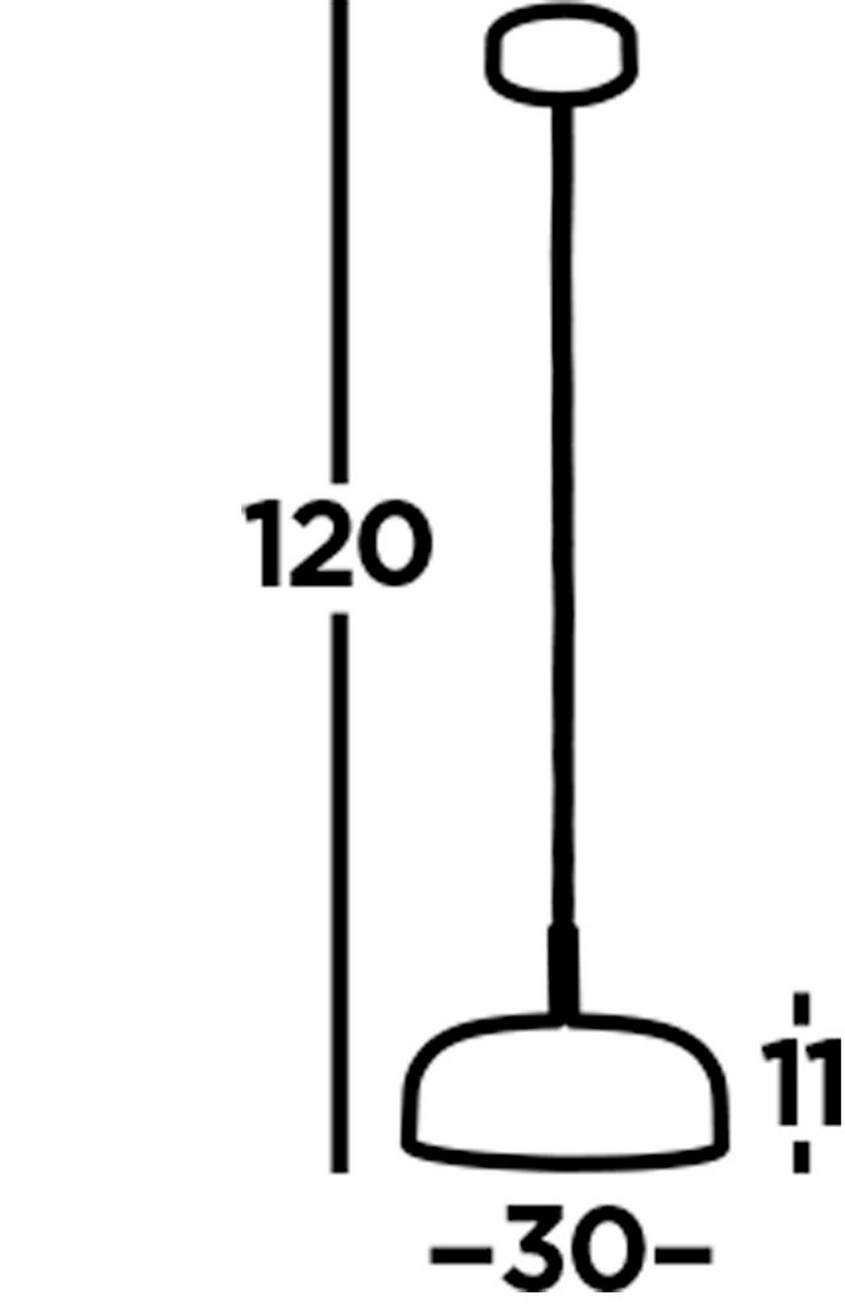 VISEČA NIHALNA LED-SVETILKA   16.37 W///220-240 V/ - črna, Basics, kovina/steklo (30/21cm)