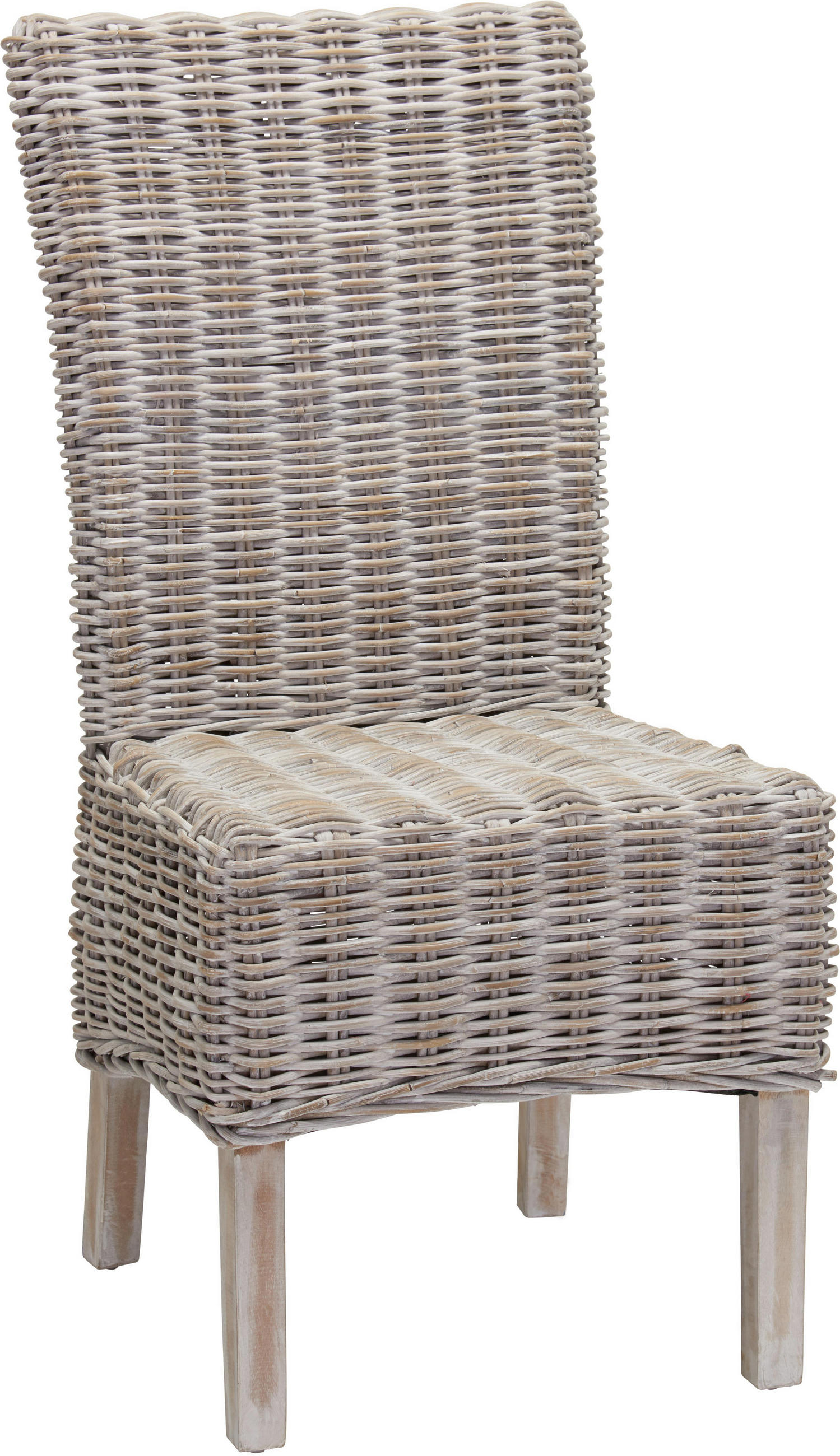 Stuhl in Holz, Holzwerkstoff Grau