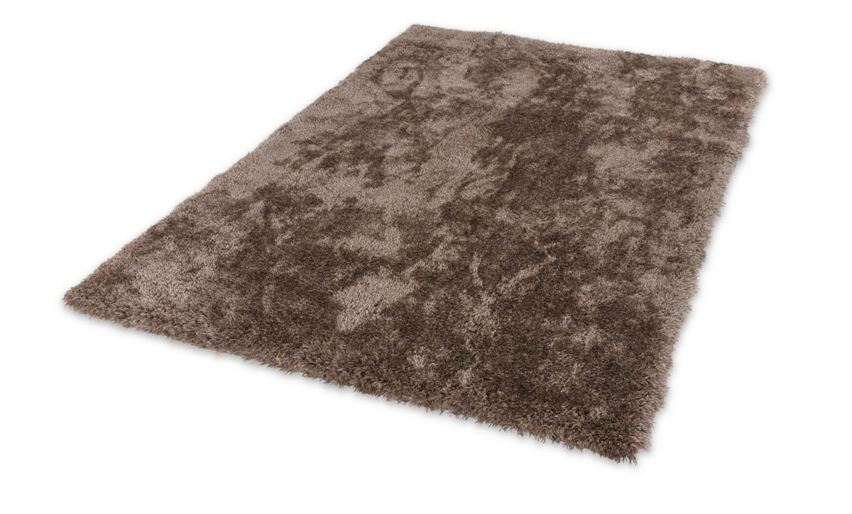 HOCHFLORTEPPICH 133/190 cm Heaven Cappuccino  - Cappuccino, KONVENTIONELL, Textil (133/190cm) - Schöner Wohnen