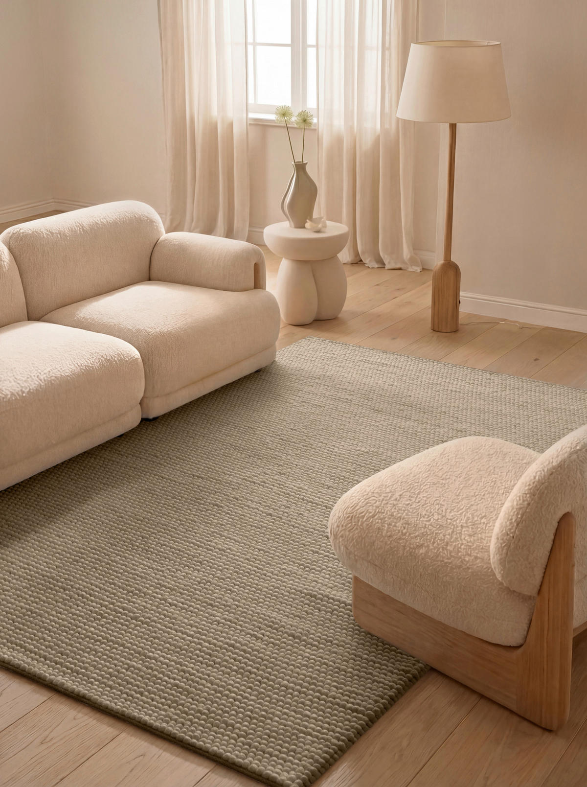 WOLLTEPPICH 120/170 cm Richmond Beige, Beigebraun rechteckig  - Beige/Beigebraun, KONVENTIONELL, Textil (120/170cm) - Ted Baker