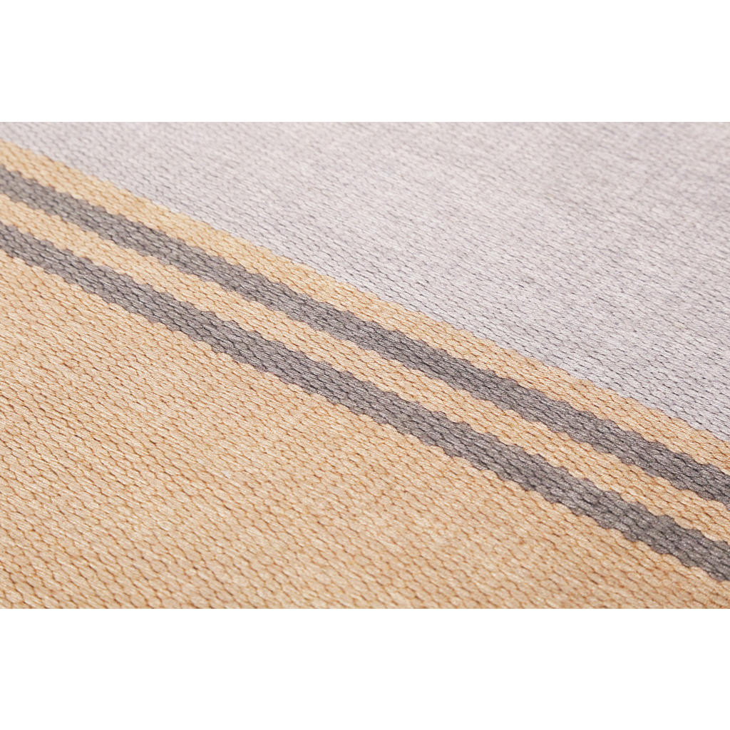 Thumbnail - Esprit Flachwebeteppich Camps Bay, Braun, Grau, Orange, Textil, Streifen, rechteckig, 130x190 cm, Hohenstein, Oeko-Tex® ...