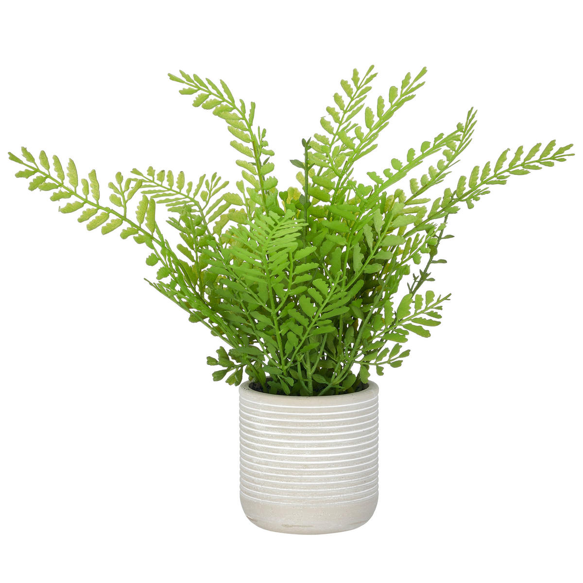 KUNSTPFLANZE Dekoblatt 26 cm  - Hellgrau/Grün, Basics, Naturmaterialien/Kunststoff (26cm)