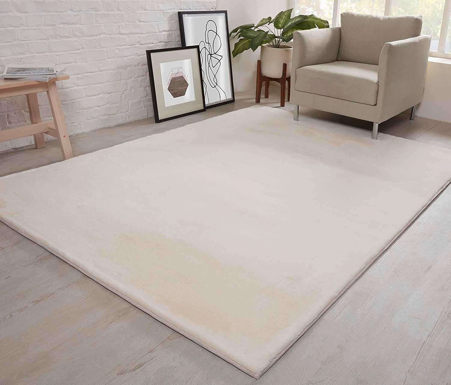 FELLTEPPICH 200/290 cm Olympos Creme  - Creme, KONVENTIONELL, Kunststoff/Textil (200/290cm) - Novel