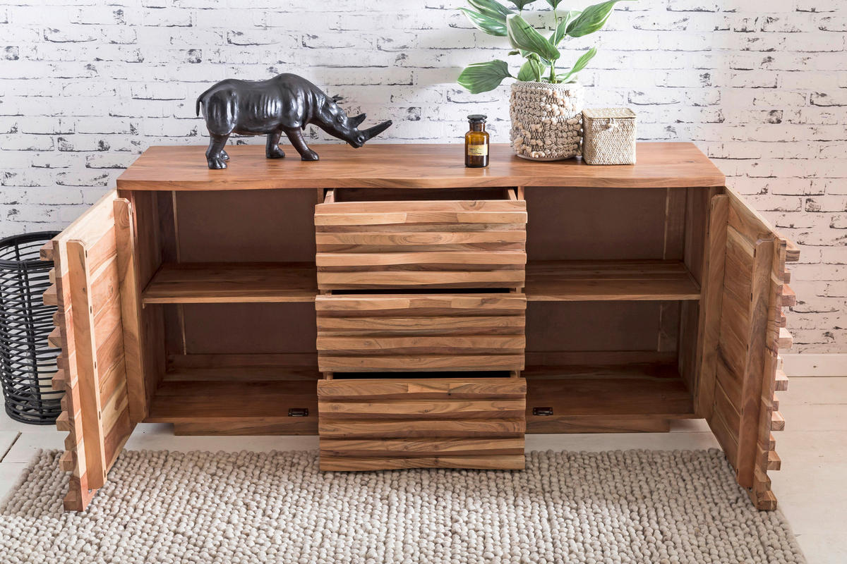 SIDEBOARD 160/75/43 cm  - Akaziefarben, Design, Holz (160/75/43cm) - MID.YOU