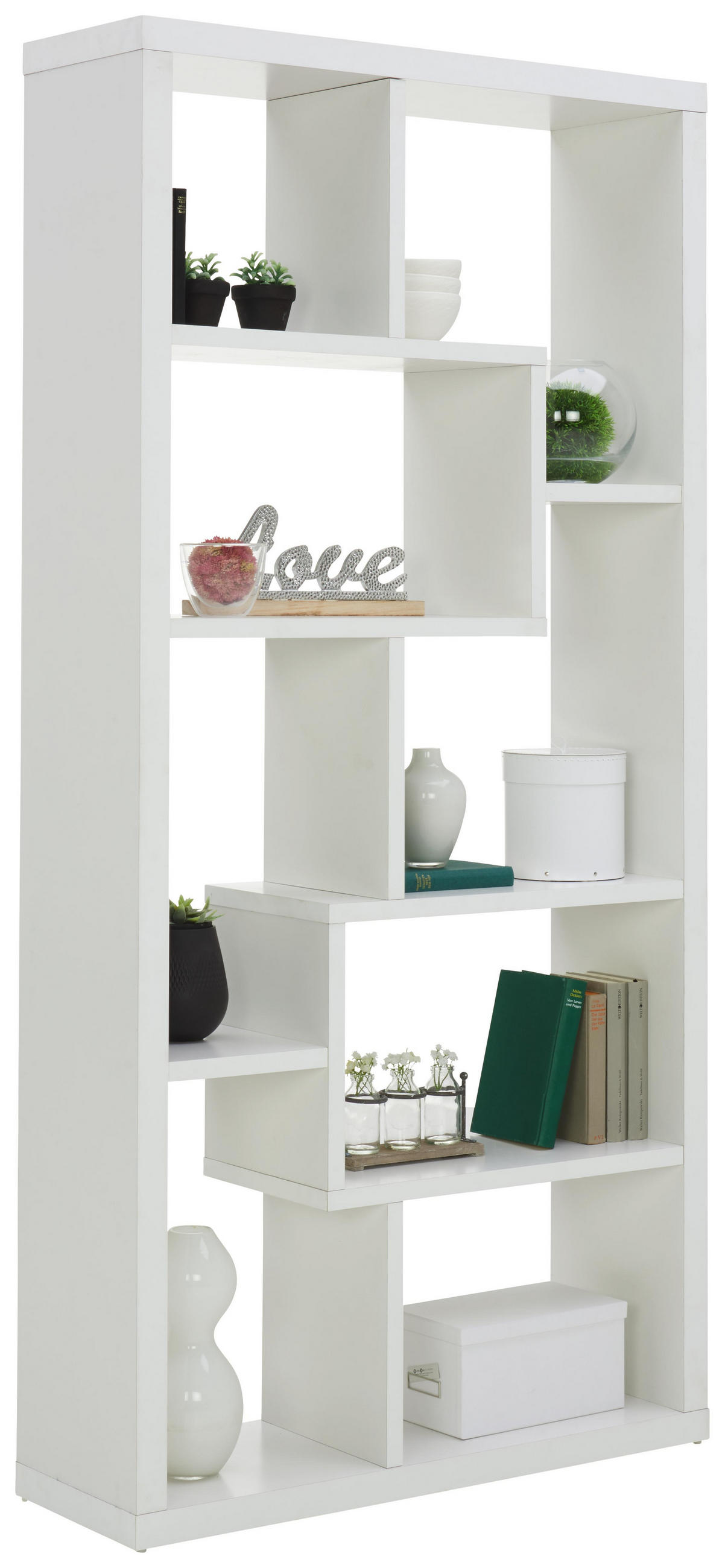 Regal 90/188,5/28,8 cm Weiß