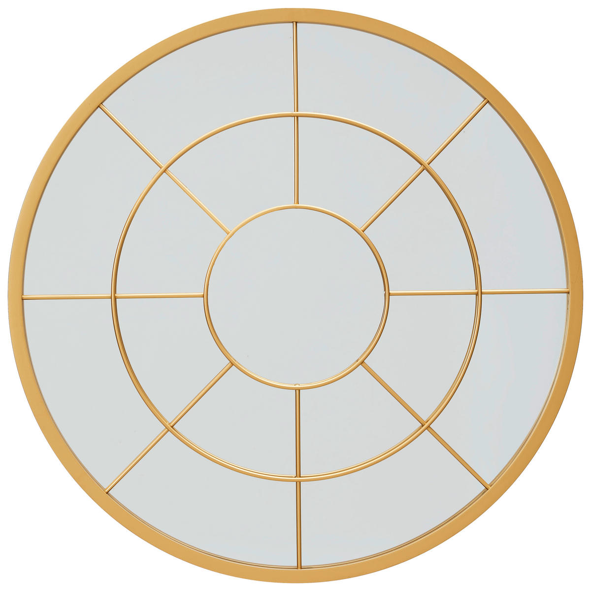 WANDSPIEGEL 80/80/3 cm  - Goldfarben, Design, Glas/Holzwerkstoff (80/80/3cm) - MID.YOU