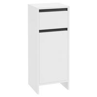 SPODNÍ SKŘÍŇKA, bílá, bílá, 32/80/28 cm - bílá/antracitová, Basics, kompozitní dřevo (32/80/28cm) - MID.YOU