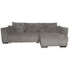 ECKSOFA Mokka Cord  - Braun/Mokka, KONVENTIONELL, Holz/Textil (230/190cm) - Carryhome