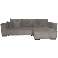 ECKSOFA in Cord Mokka  - Braun/Mokka, KONVENTIONELL, Holz/Textil (230/190cm) - Carryhome