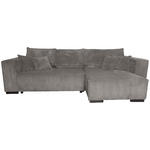 ECKSOFA in Cord Mokka  - Braun/Mokka, KONVENTIONELL, Holz/Textil (230/190cm) - Carryhome