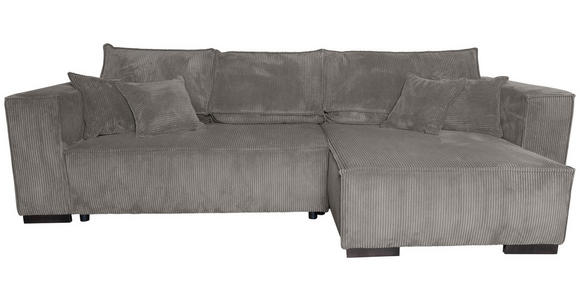 ECKSOFA Mokka Cord - Braun/Mokka, KONVENTIONELL, Holz/Textil (230/190cm) - Carryhome