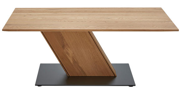 COUCHTISCH Asteiche massiv rechteckig Eichefarben 115/65/45 cm  - Eichefarben, Design, Holz/Metall (115/65/45cm) - Valnatura