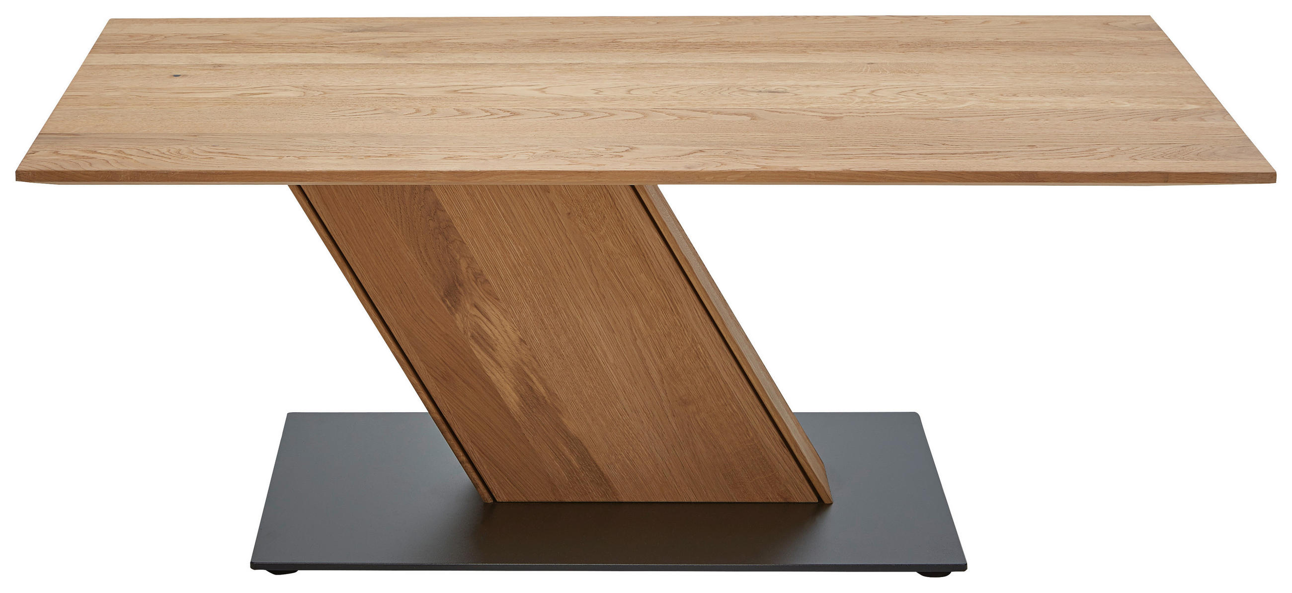 COUCHTISCH in Holz, Metall 115/65/45 cm  - Eichefarben, Design, Holz/Metall (115/65/45cm) - Valnatura