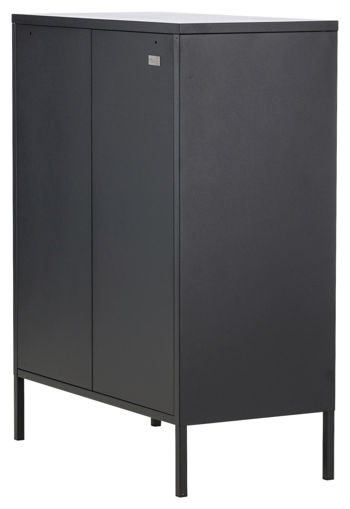 SIDEBOARD  in 80/101.5/40 cm  - Schwarz, Design, Metall (80/101.5/40cm) - Livetastic