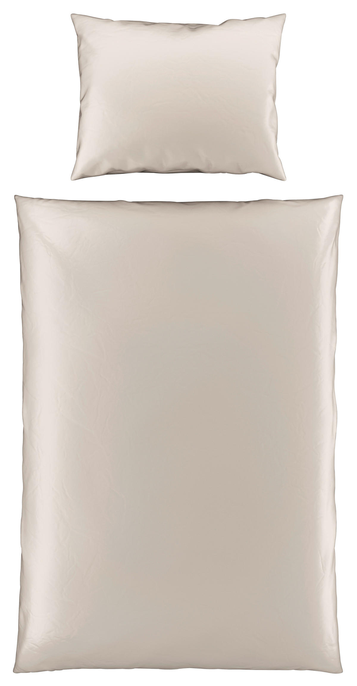 POVLEČENÍ, satén, béžová, 140/200 cm - béžová, Basics, textil (140/200cm) - Novel