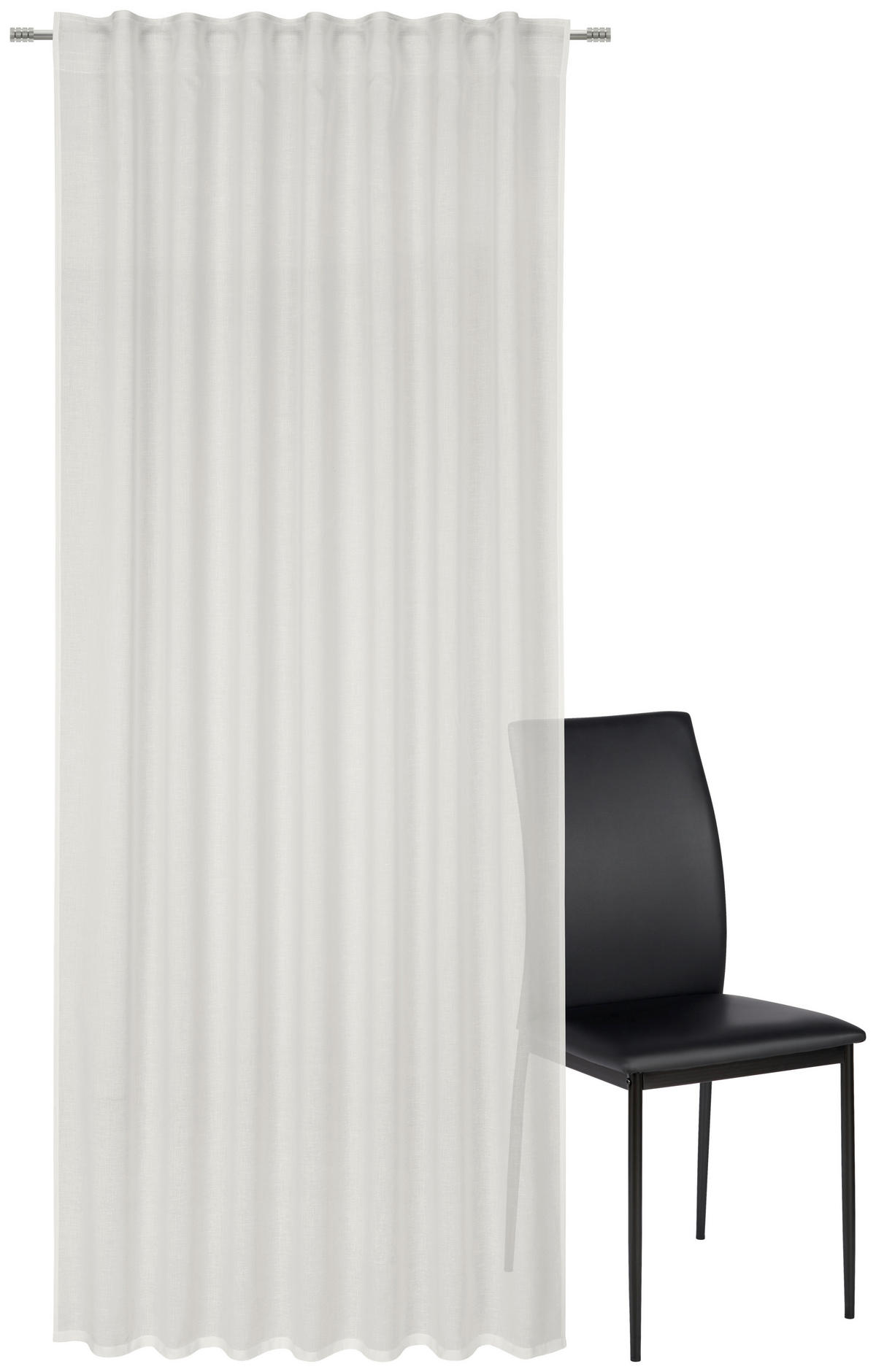 HOTOVÝ ZÁVĚS, poloprůhledné, 140/245 cm - krémová, Basics, textil (140/245cm) - Esposa