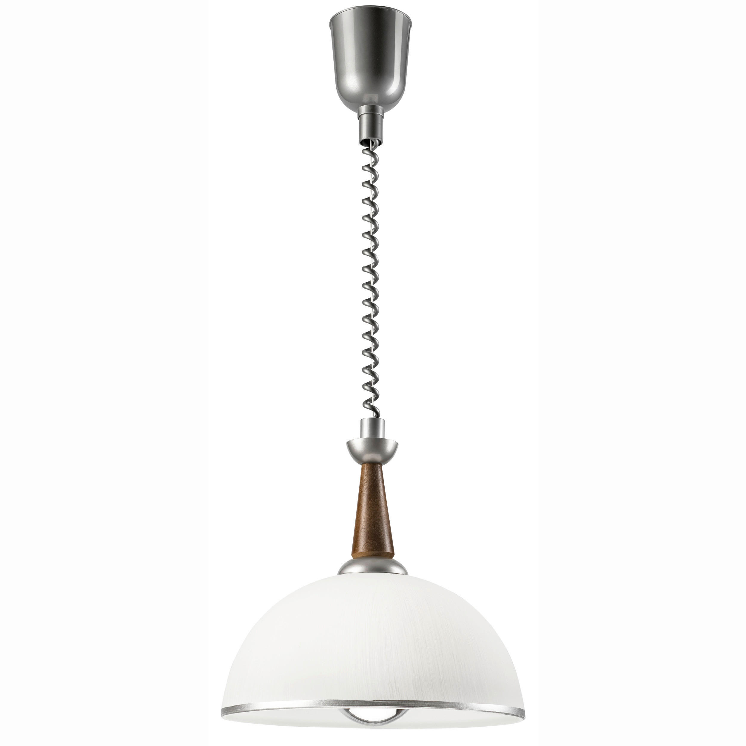 HÄNGELEUCHTE CHIARA 30/64 cm  - Silberfarben, KONVENTIONELL (30/64cm)