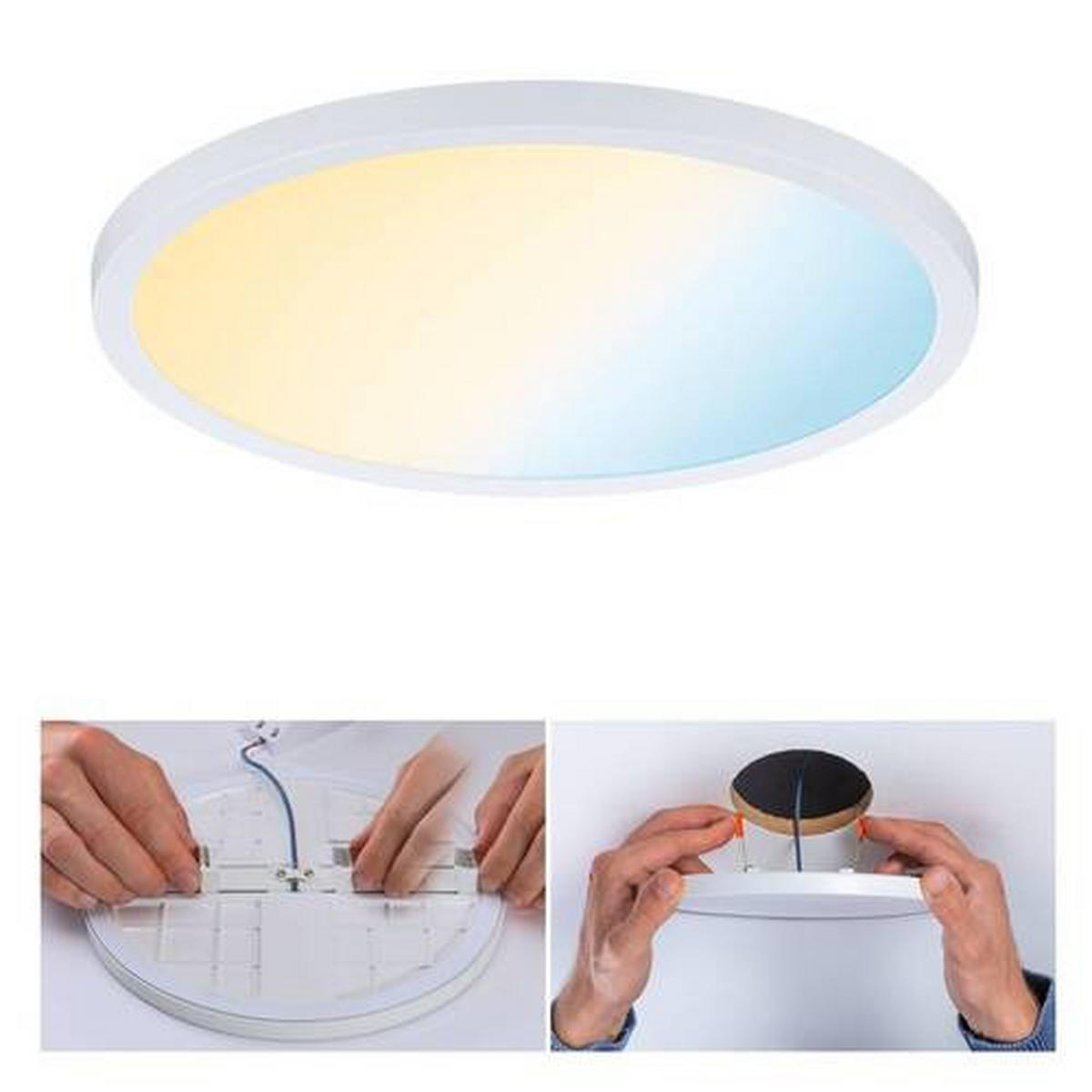 LED-PANEEL 23/1 cm   - Weiß, Design, Kunststoff (23/1cm) - Paulmann