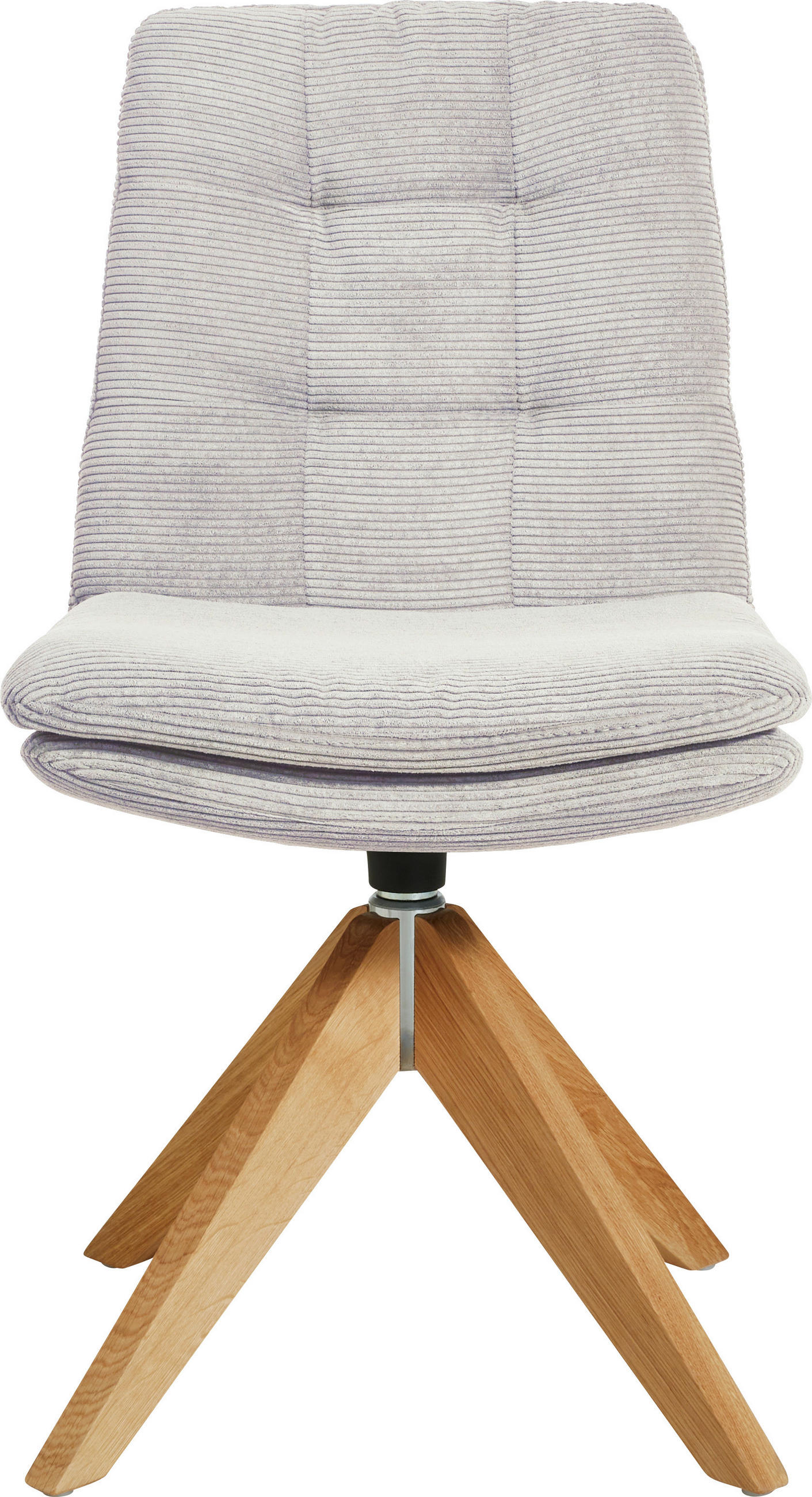 STUHL - Eichefarben/Hellgrau, Design, Holz/Textil (50/90/69cm) - Johann Jakob